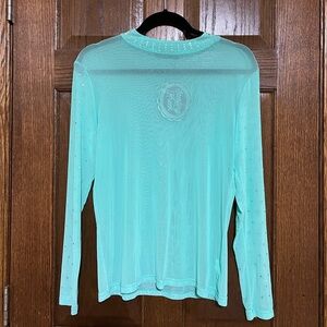 Chic Mint Long Sleeve Top